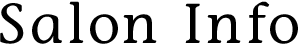 Salon Info